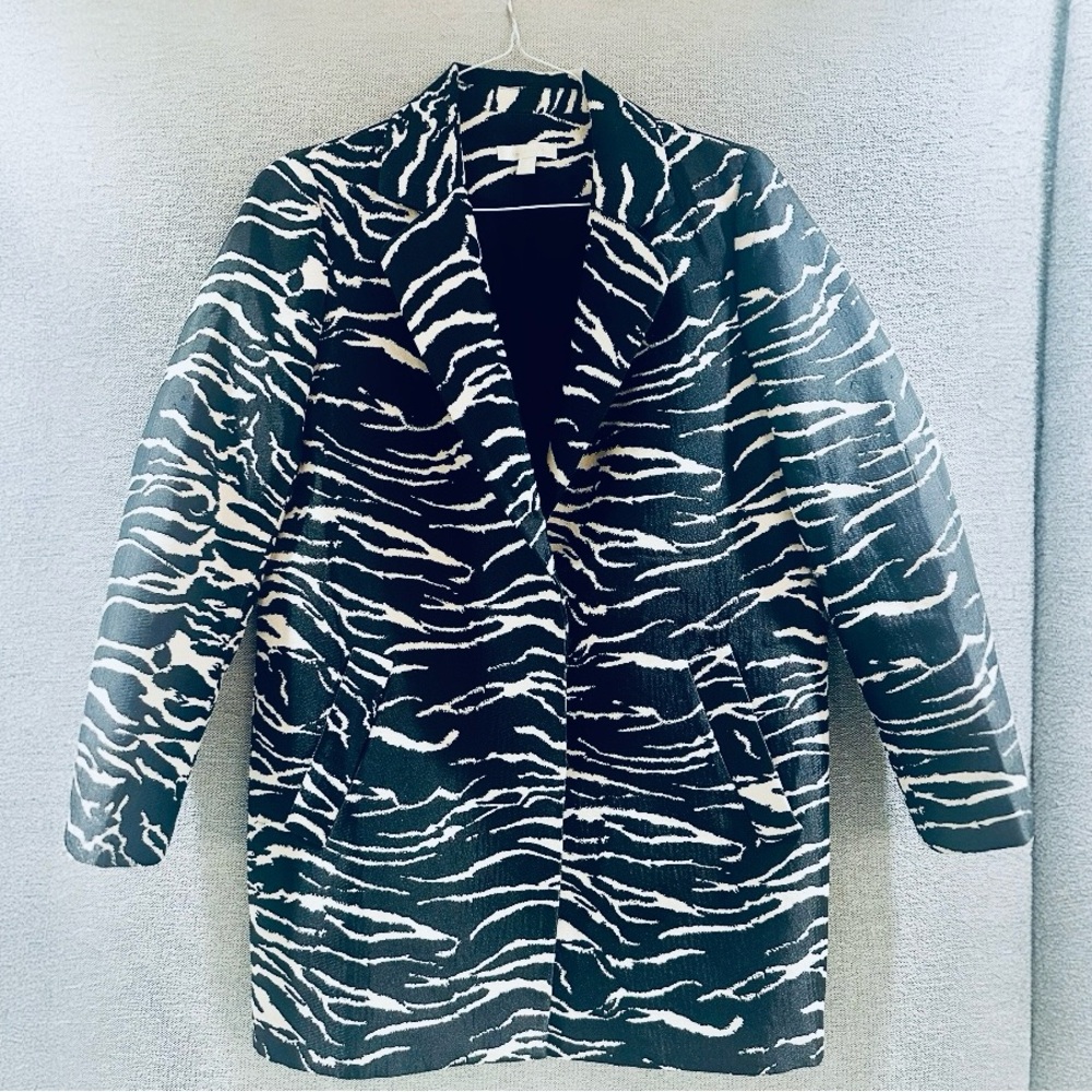 See U Soon Zebra Oversized Blazer